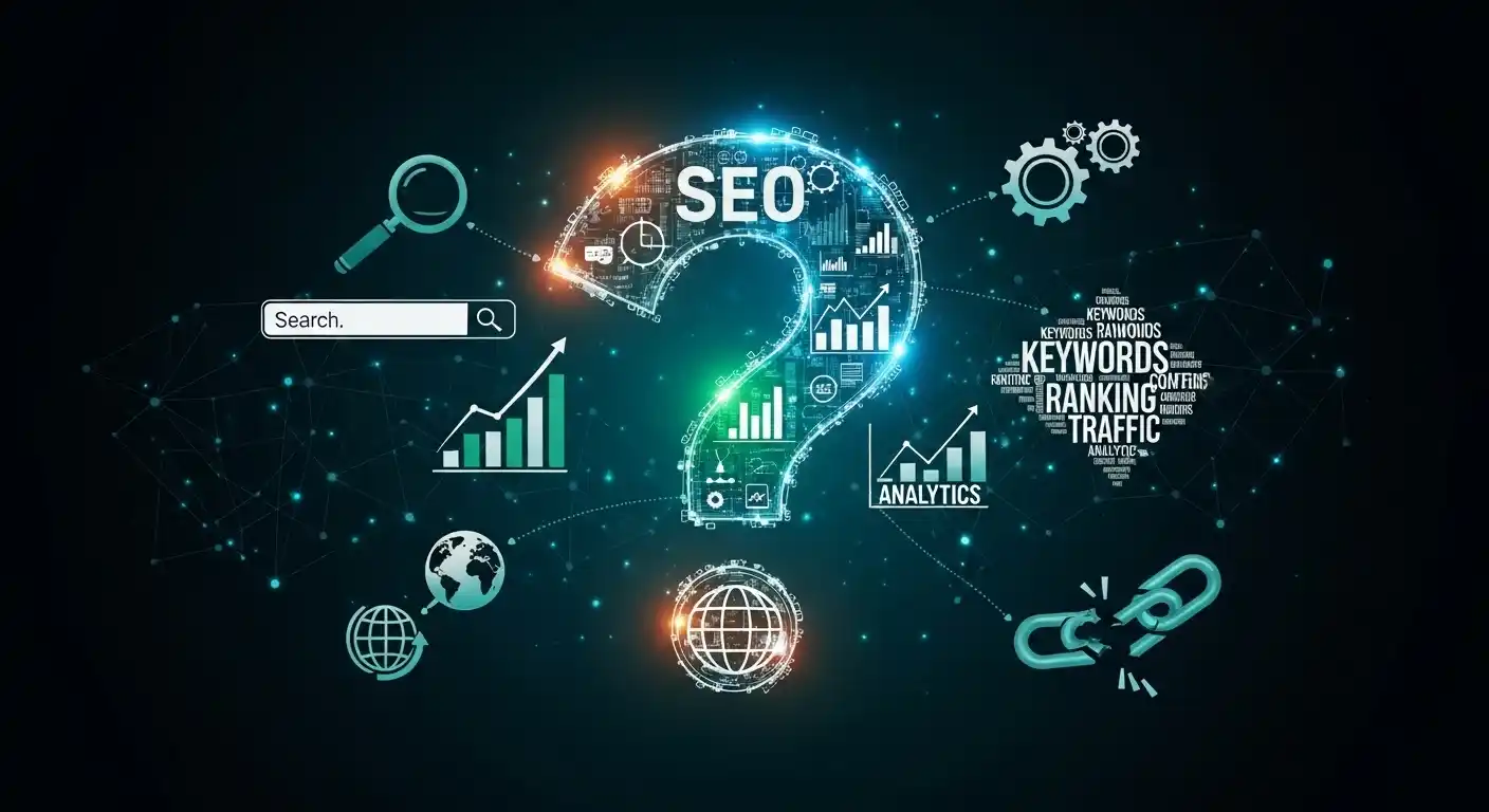 SEO link building illustration